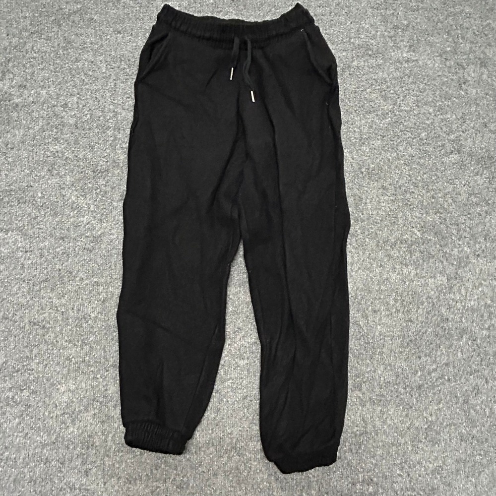 Zara Joggers Womens Size S Black Casual Elastic Waist Drawstring Sweatpants